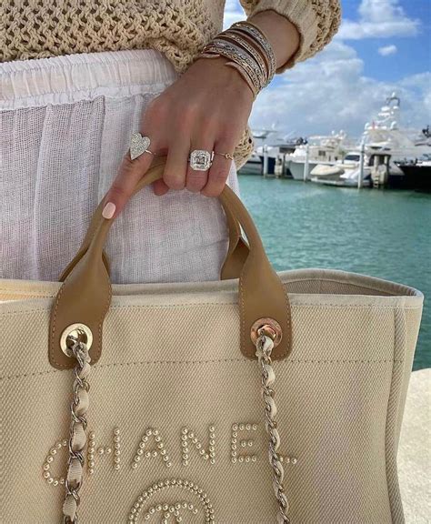 chanel summer beach bag